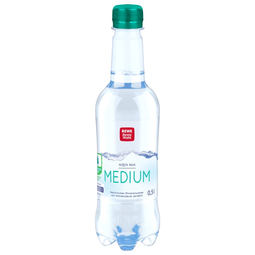 REWE Beste Wahl Mineralwasser Medium 0,5l